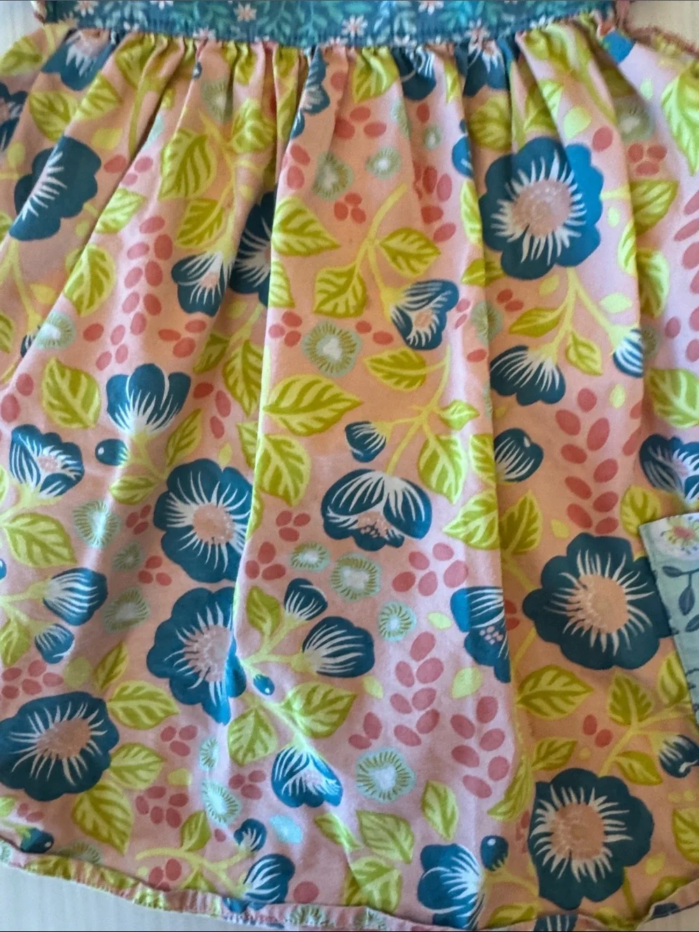 Wildflowers Multicolor Floral Sundress - Pink & Teal